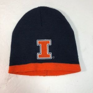 NCAA U of I Fighting Illini Beanie Skull Cap Hat